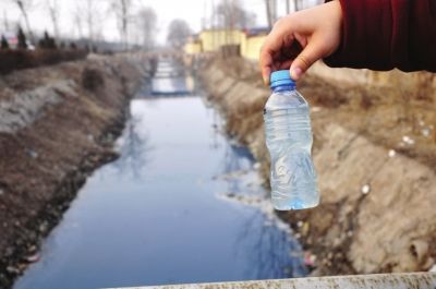 提取的污水樣品。