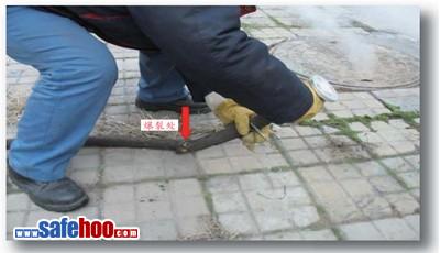 巡檢時(shí)蒸汽灼燙事故