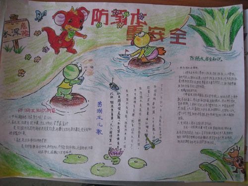 防溺水安全手抄報(bào)-防溺水重安全