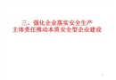 強化企業(yè)落實安全生產(chǎn)主體責任推動本質(zhì)安全型企業(yè)建設