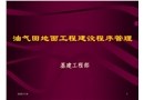 油氣田地面工程建設程序管理(防汛)