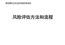 突發事件公共衛生風險評估方法和流程