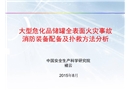 大型危化裝置火災事故滅火裝備配備及撲救方法分析