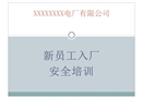 某電廠新入廠人員安全培訓