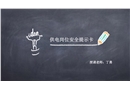 供電崗位安全提示卡