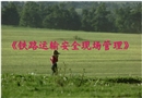 鐵路運輸安全現場管理