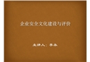 企業(yè)安全文化建設(shè)與評(píng)價(jià)