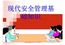 現(xiàn)代安全管理基礎(chǔ)知識