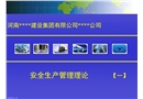 河南某公司安全生產(chǎn)管理理論分析課件
