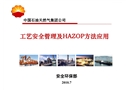 工藝安全管理及HAZOP方法應用