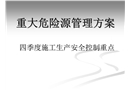 重大危險源管理方案