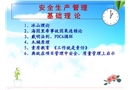安全生產管理基礎理論