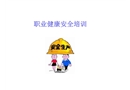 職業(yè)健康安全培訓(xùn)教材