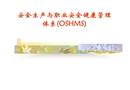 安全生產(chǎn)與職業(yè)安全健康管理知識(shí)講解(OSHMS)