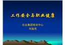 工作安全與職業(yè)健康