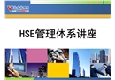 HSE管理體系講座培訓課件