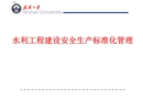 水利工程建設(shè)安全生產(chǎn)標(biāo)準(zhǔn)化管理