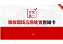 事故現(xiàn)場應(yīng)急處置告知卡
