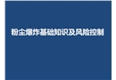 粉塵爆炸基礎知識及其風險控制