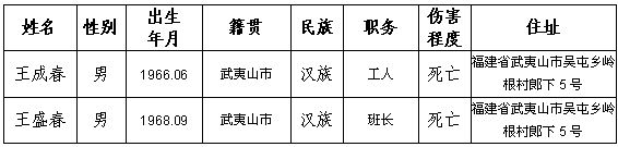 武夷山陳壢煤礦有限公司陳壢煤礦“12?22”瓦斯(窒息)事故調查報告