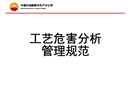 工藝危害分析培訓HSE體系推進辦