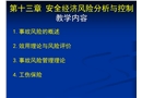 安全經濟風險分析與控制