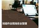 班組作業現場安全管理