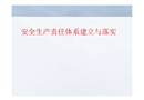 安全生產(chǎn)責(zé)任體系構(gòu)建