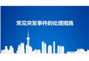 常見突發(fā)事件的應(yīng)對(duì)與處理