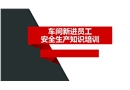車間新進員工安全生產知識培訓