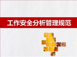 工作安全分析管理規(guī)范