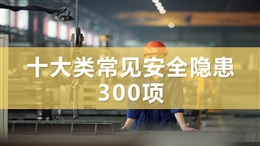 十大類常見安全隱患300項