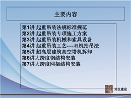 起重吊裝及安裝拆卸工程專家論證方案