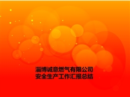 安全管理工作匯報