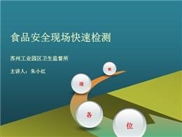 食品安全現場快速檢測講座