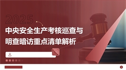 中央安全生產(chǎn)考核巡查與明查暗訪重點(diǎn)清單及案例解析