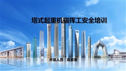 塔式起重機(jī)指揮工安全培訓(xùn)