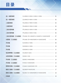 施工現(xiàn)場臨時用電配電箱選型圖冊