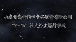 山東青島仟佰味食品配料有限公司“2·15”較大粉塵爆炸事故