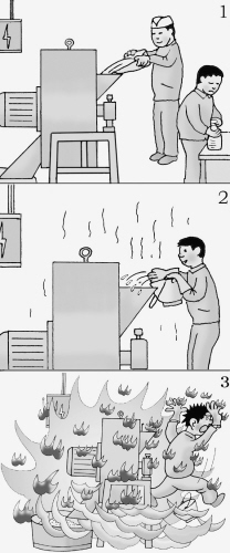 機器過熱填料多 酒精蒸發引火災