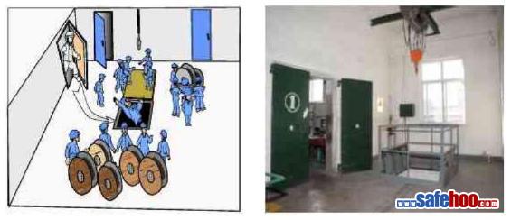 起吊口未設置圍欄 工作人員不慎墜落